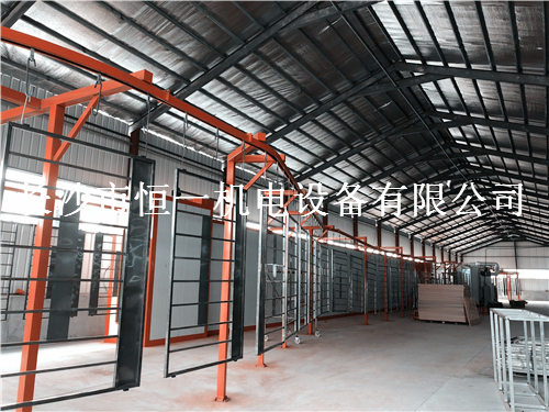 工程防护门喷涂线